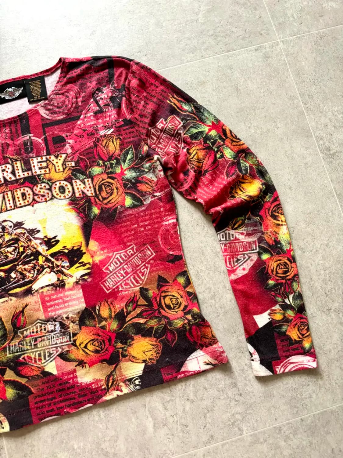 할리 데이비슨 All-Over 프린팅 티셔츠 55 1/2~ 66 상품이미지5