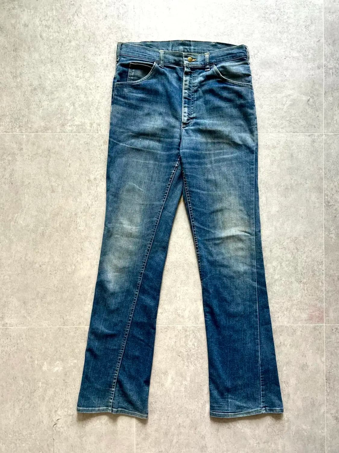 70's Lee Rockabilly 부츠컷 워싱데님 30~31 상품이미지1