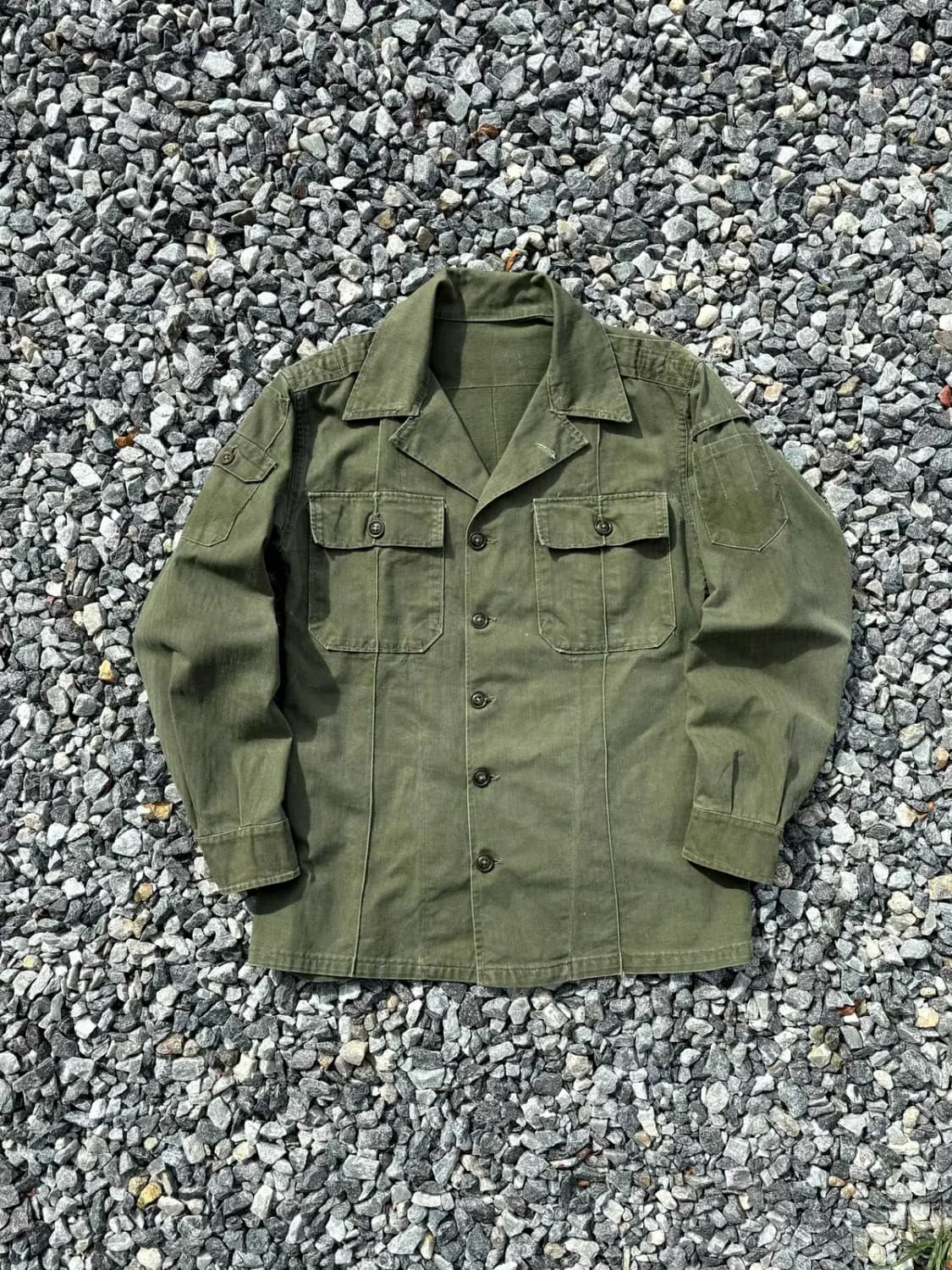 50's 미군 M-47 HBT 셔츠 MOD. 95사이즈 상품이미지1