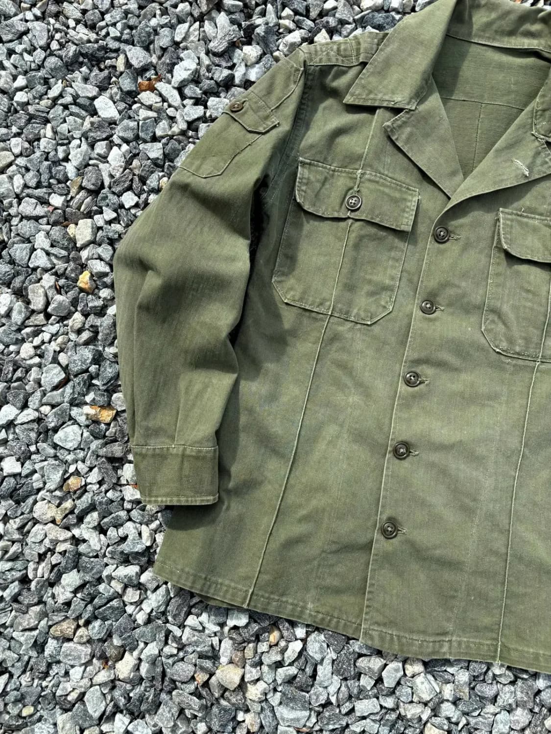 50's 미군 M-47 HBT 셔츠 MOD. 95사이즈 상품이미지3