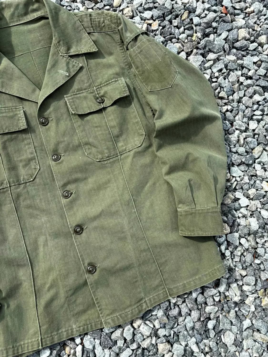 50's 미군 M-47 HBT 셔츠 MOD. 95사이즈 상품이미지4