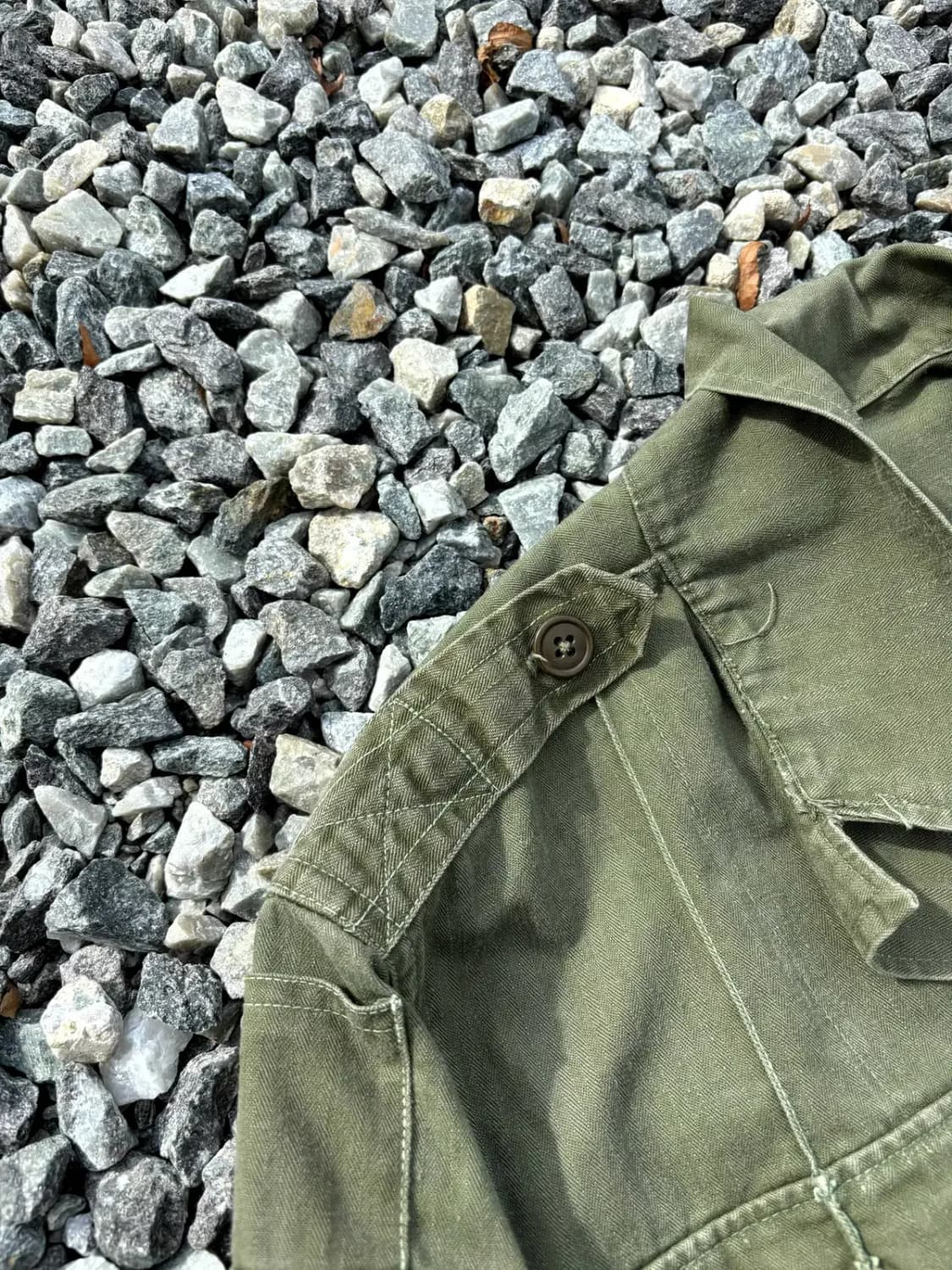 50's 미군 M-47 HBT 셔츠 MOD. 95사이즈 상품이미지6