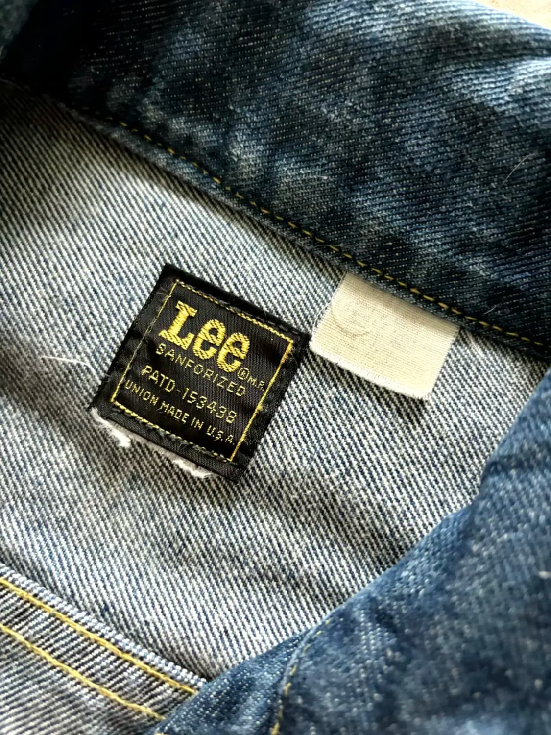 70's Lee 101J 데님 트러커 자켓 100~103 상품이미지8