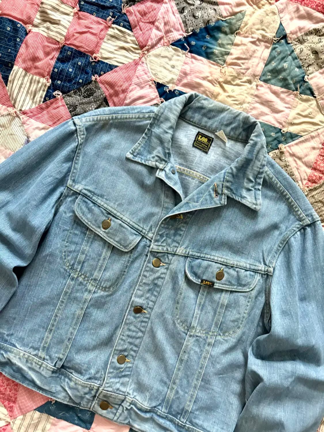 70's Lee 101J 데님 트러커 자켓 100~105 상품이미지2