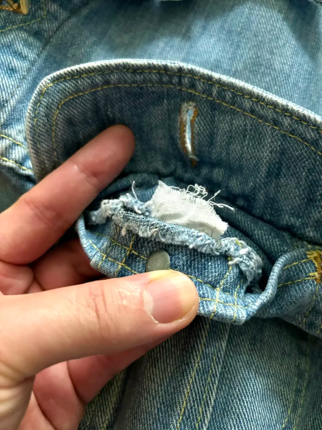 70's Lee 101J 데님 트러커 자켓 100~105 상품이미지4