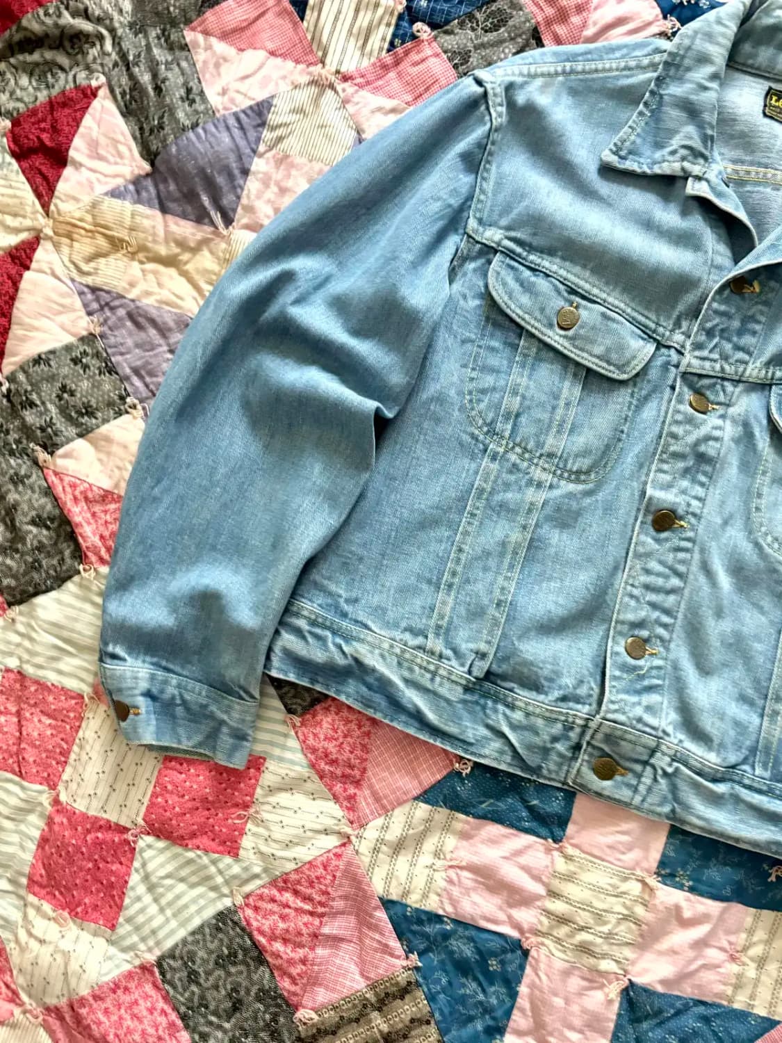 70's Lee 101J 데님 트러커 자켓 100~105 상품이미지5