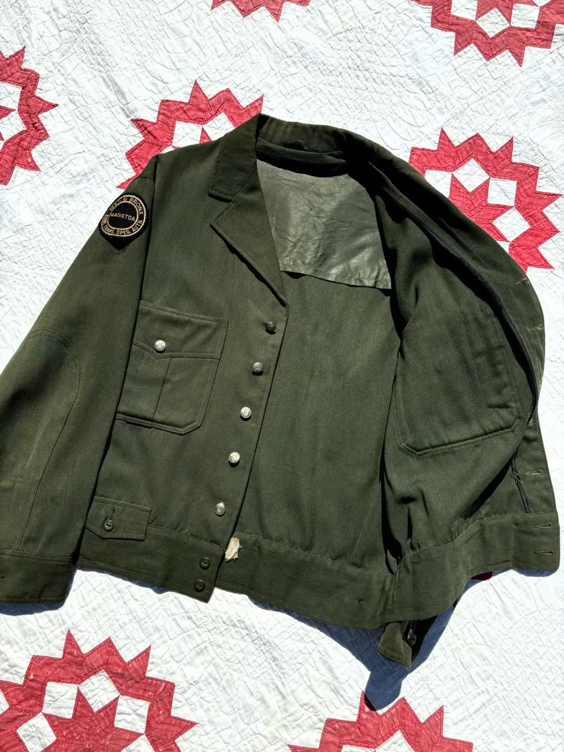 60's NYC MaBSTOA 버스 드라이버 자켓 44R(~105) 상품이미지8