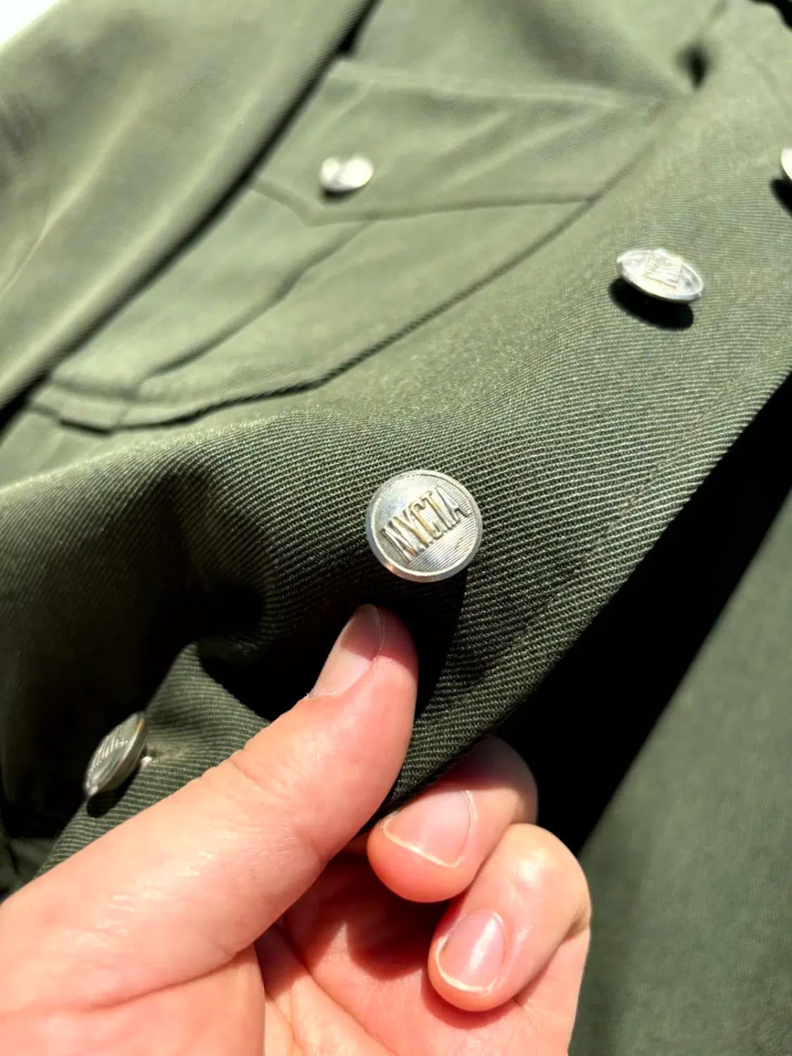 60's NYC MaBSTOA 버스 드라이버 자켓 44R(~105) 상품이미지9