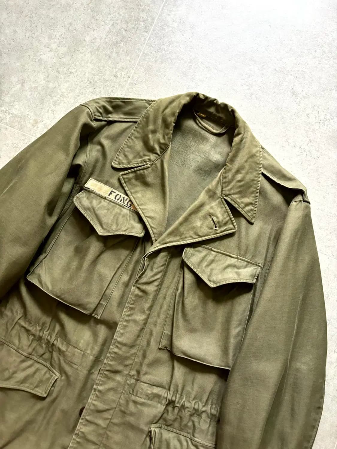 40's WW2 미군 M-43 필드 자켓 36R(100~105) 상품이미지2