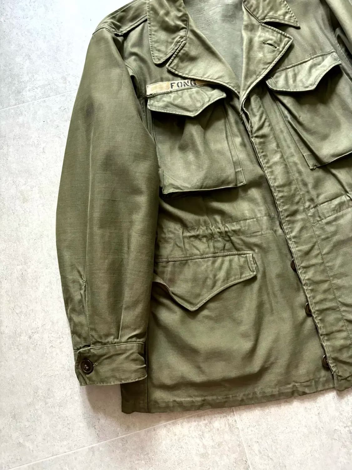 40's WW2 미군 M-43 필드 자켓 36R(100~105) 상품이미지3