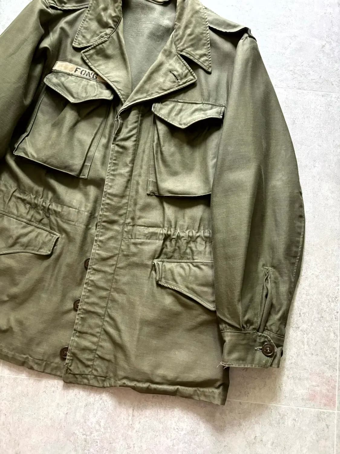 40's WW2 미군 M-43 필드 자켓 36R(100~105) 상품이미지5