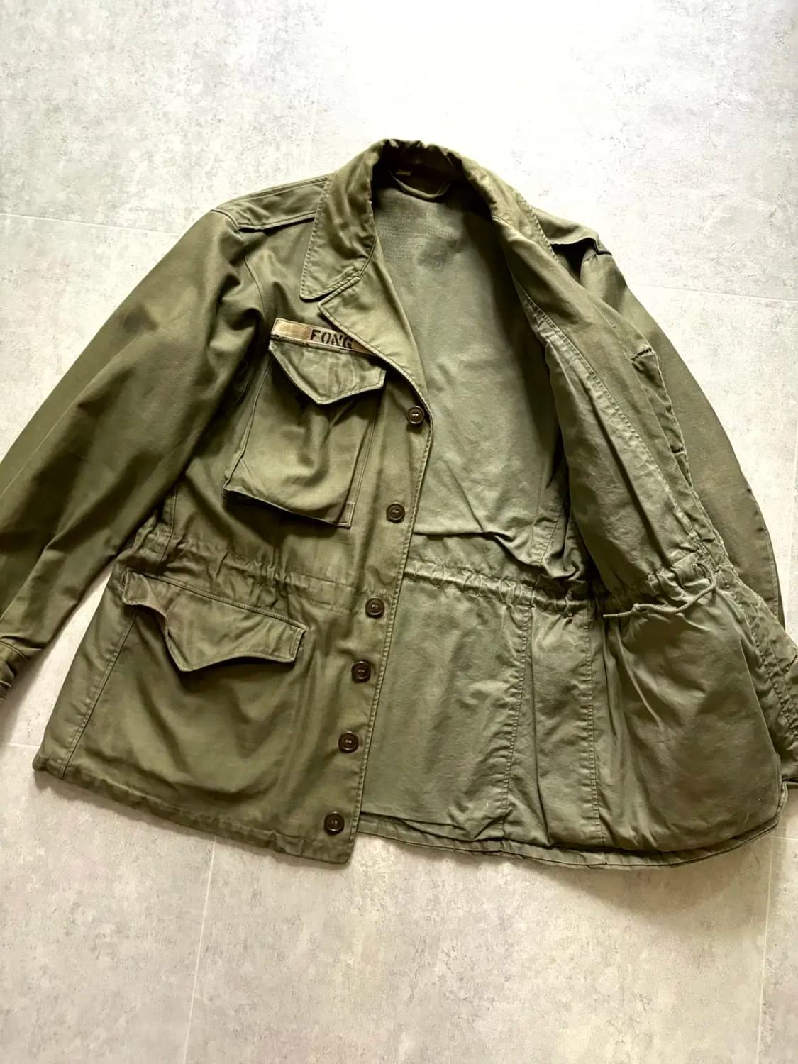 40's WW2 미군 M-43 필드 자켓 36R(100~105) 상품이미지8