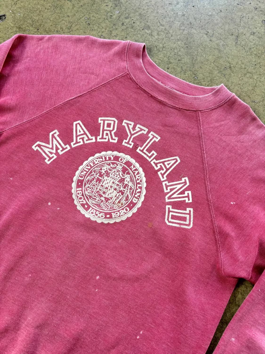 70's 챔피온 MARYLAND Univ. 스웻셔츠 M 상품이미지5