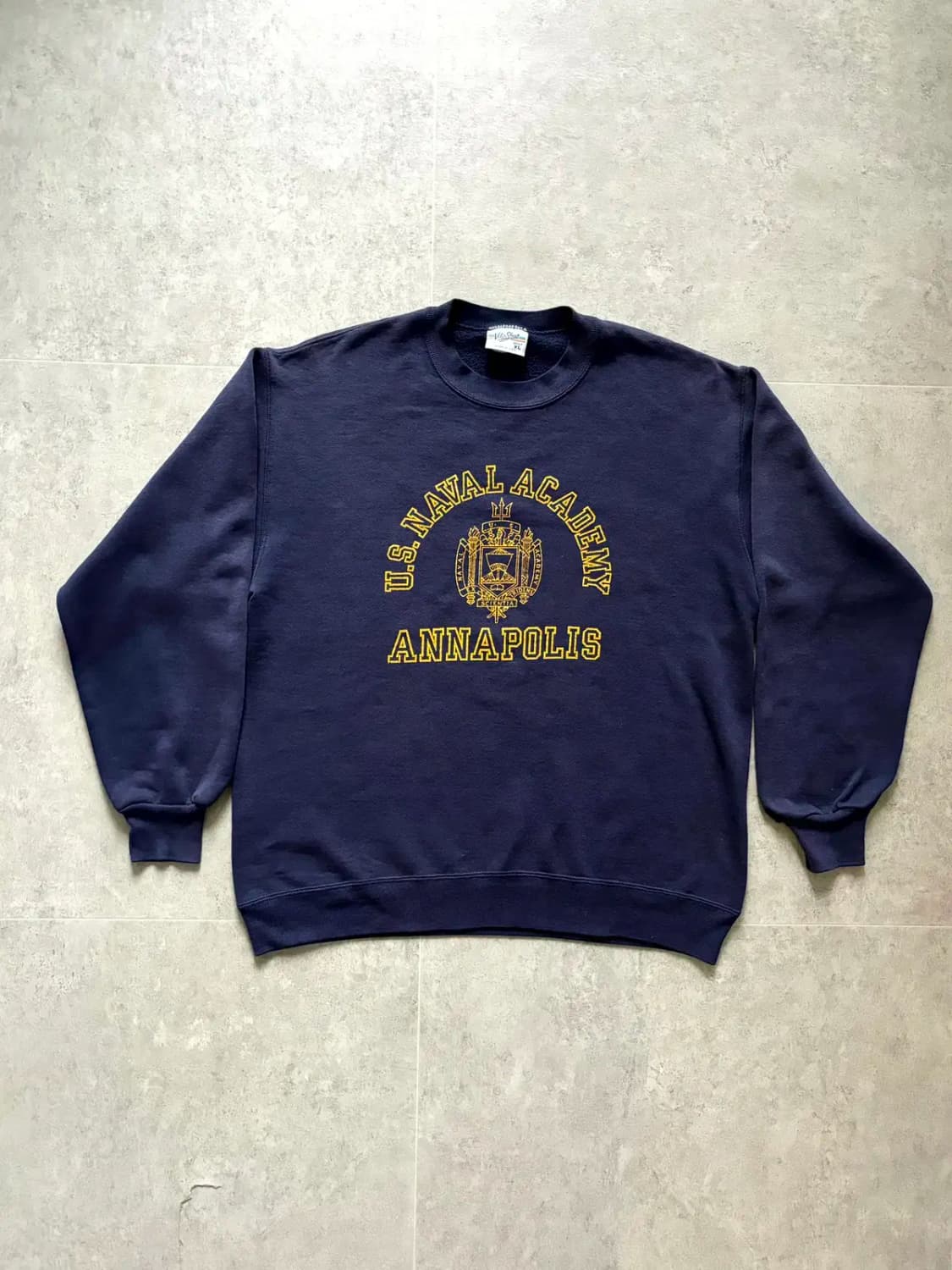 90's 미 해군 사관학교 'ANNAPOLIS' 스웻셔츠 XL(~105) 상품이미지1