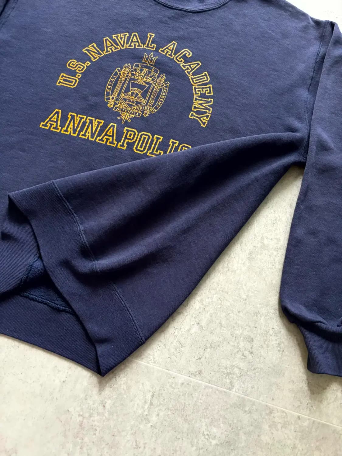 90's 미 해군 사관학교 'ANNAPOLIS' 스웻셔츠 XL(~105) 상품이미지5