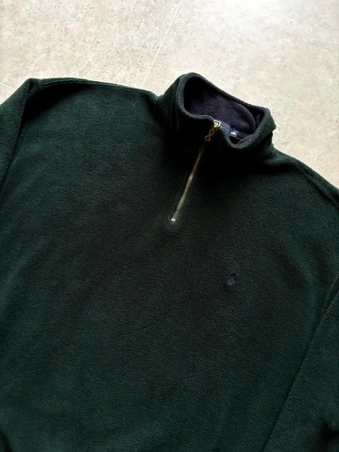 90's 폴로 랄프로렌 1/4 Zip 풀오버 플리스 2XL 상품이미지2