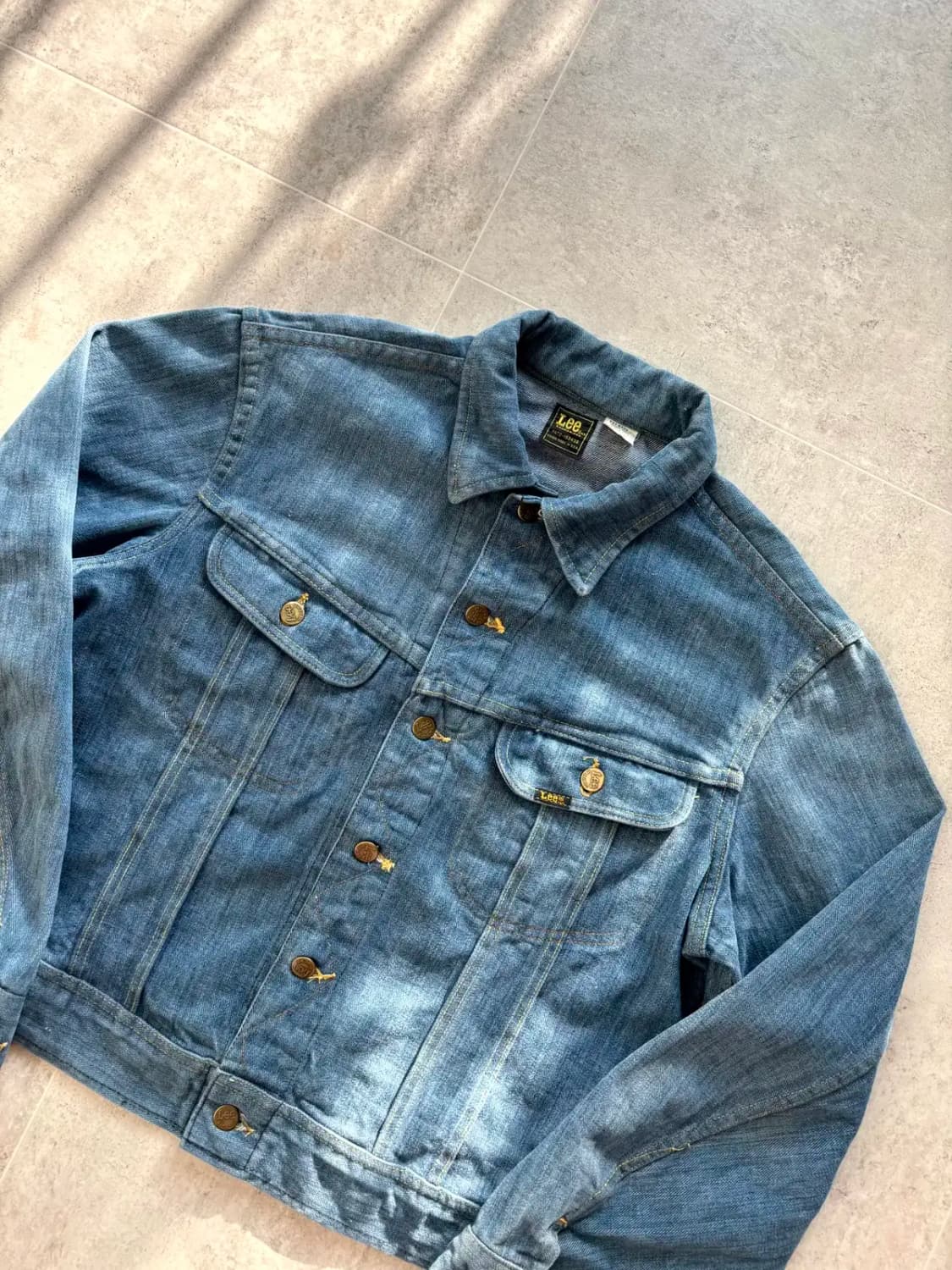 70's Lee 101J 데님 트러커 자켓 100~105 상품이미지2