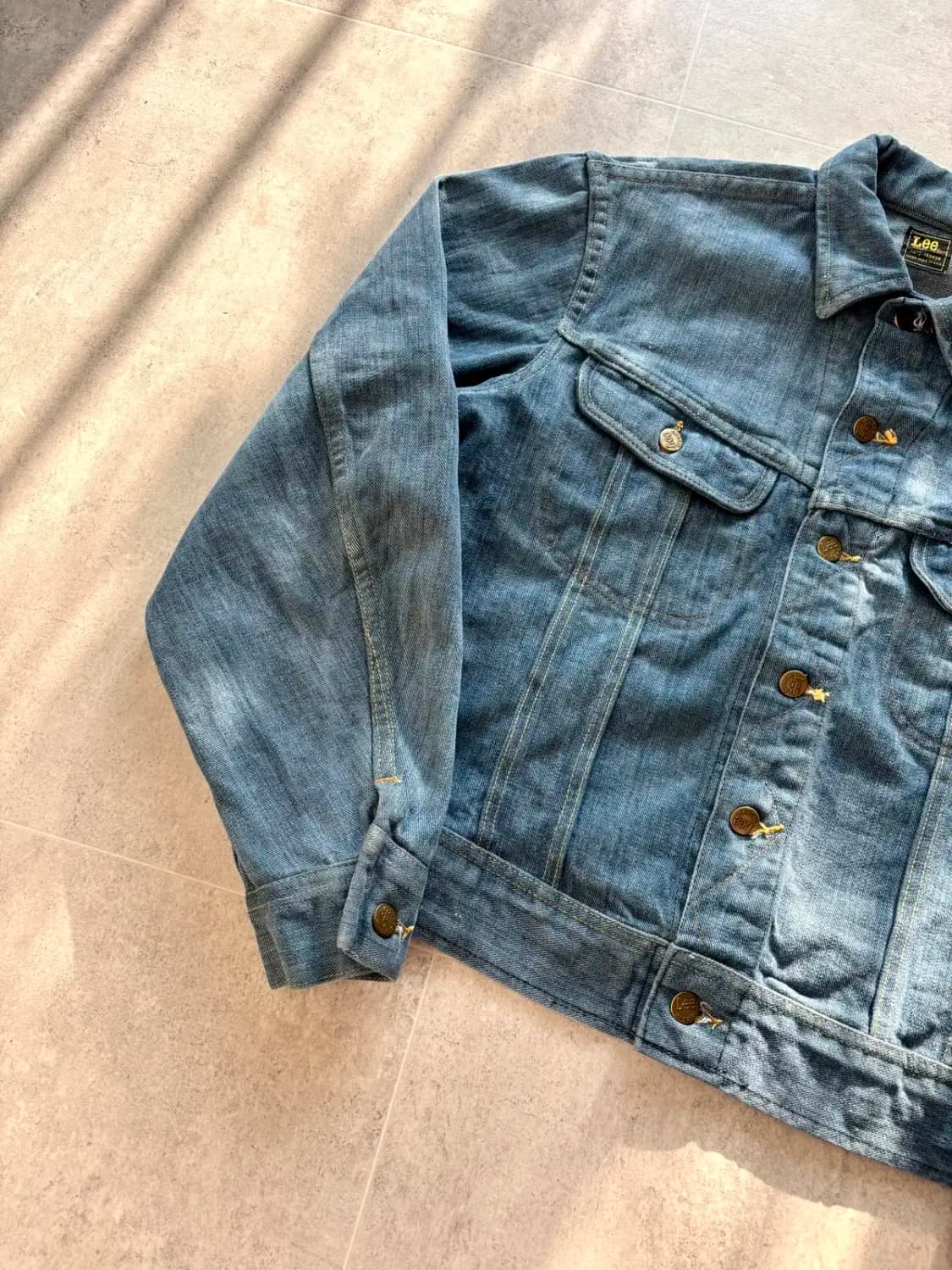70's Lee 101J 데님 트러커 자켓 100~105 상품이미지5