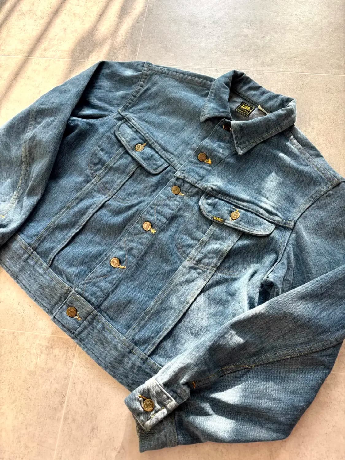 70's Lee 101J 데님 트러커 자켓 100~105 상품이미지7