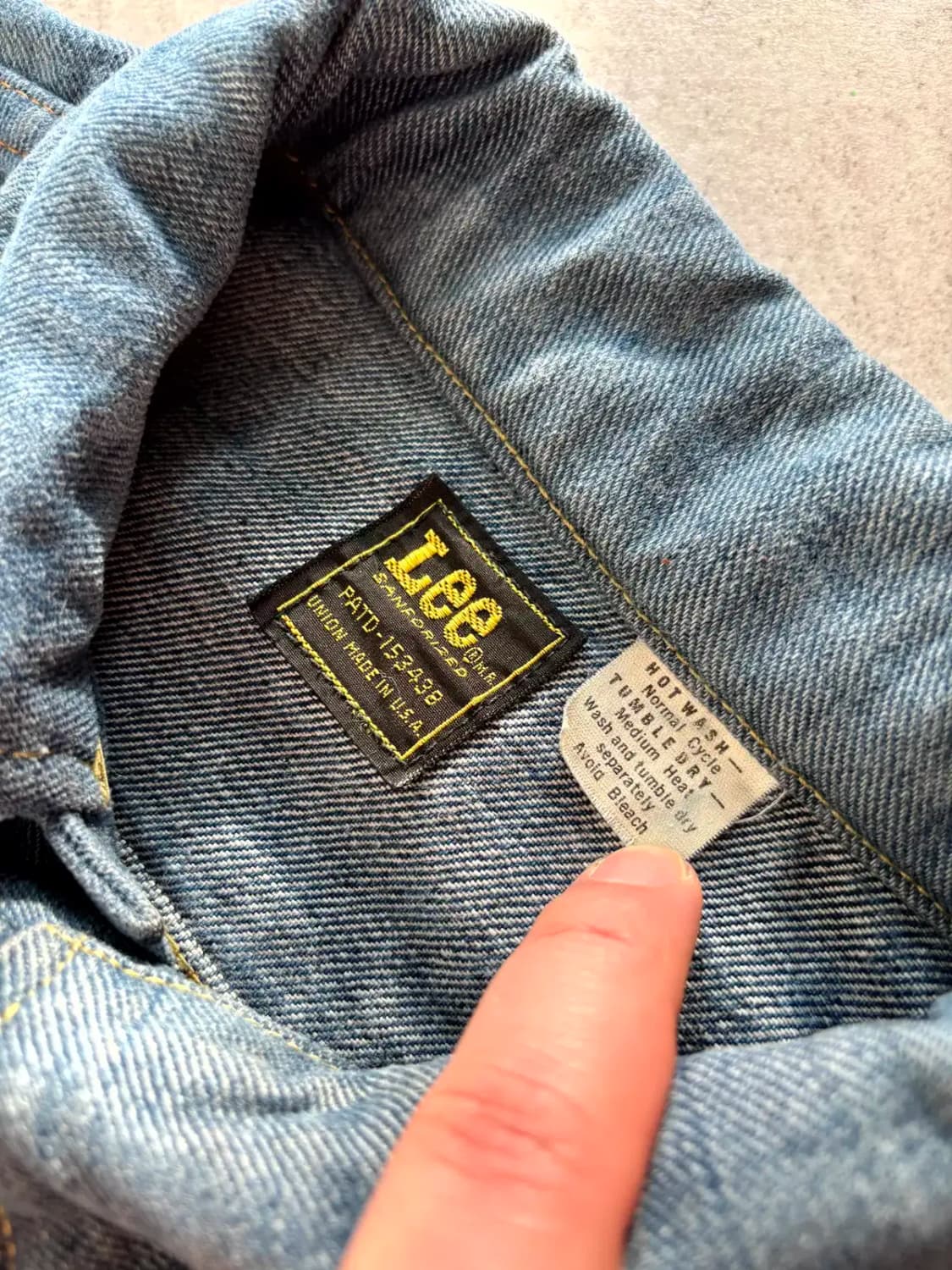 70's Lee 101J 데님 트러커 자켓 100~105 상품이미지9