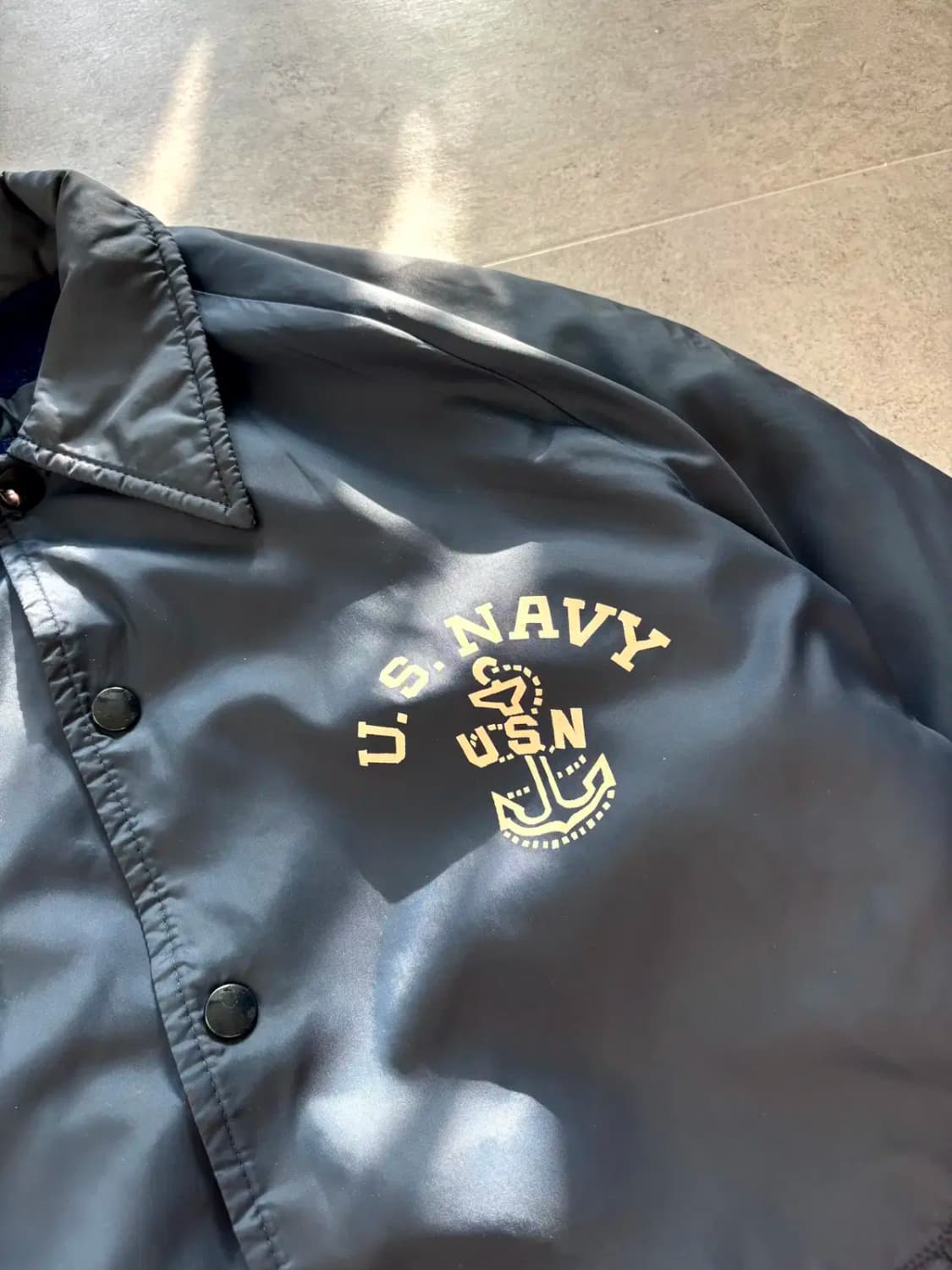 80's U.S. Navy 코치 자켓 S(100) 상품이미지4