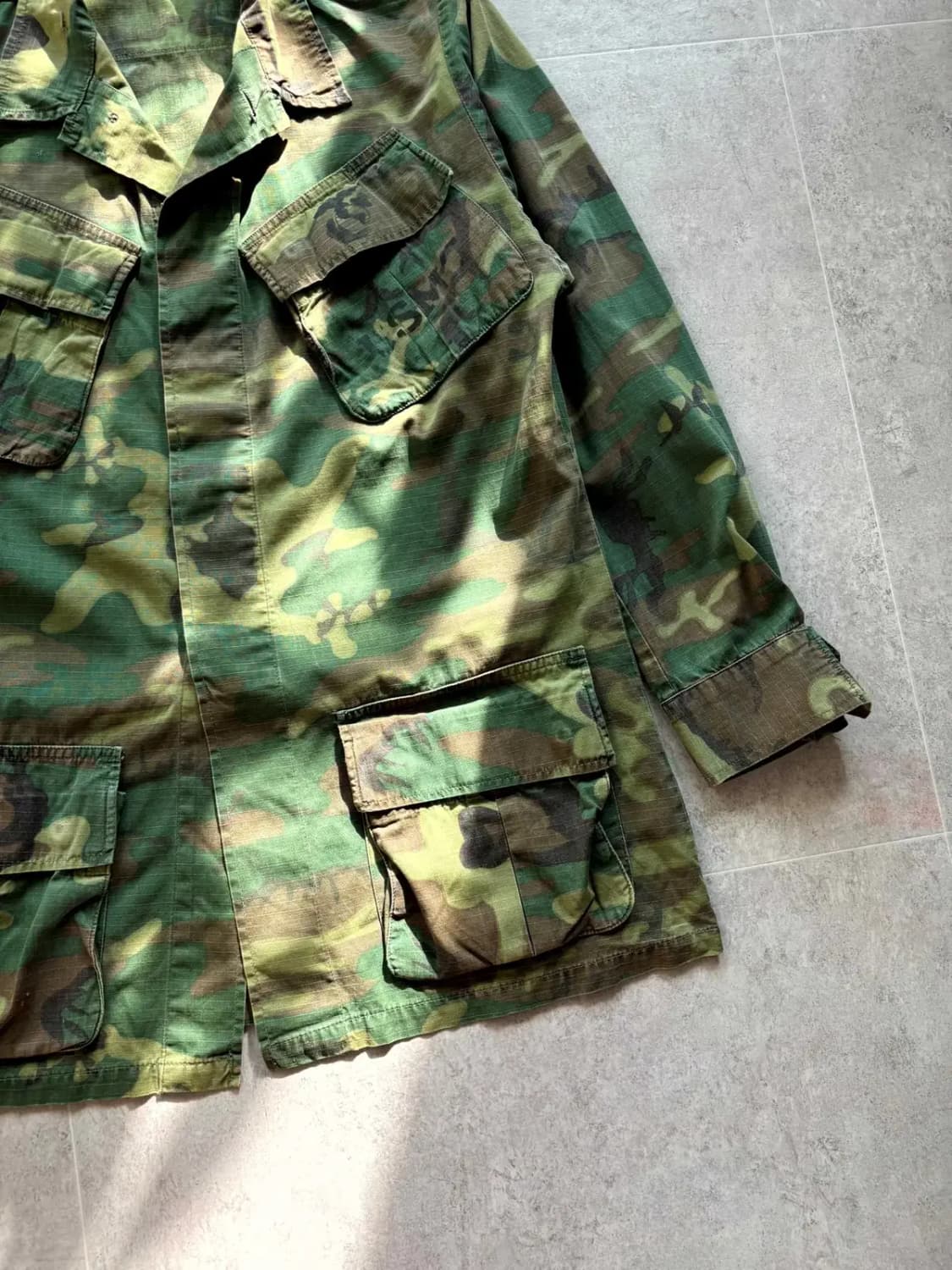 60's USMC ERDL 카모 퍼티그 자켓 100 상품이미지5