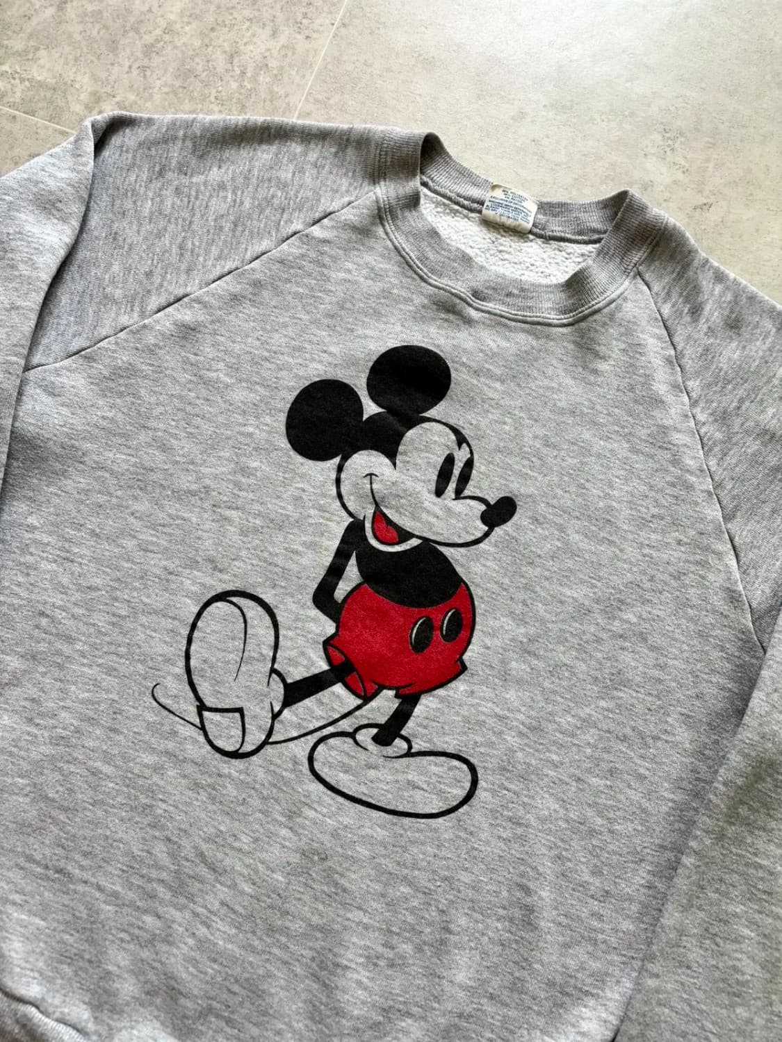 80's 월트 디즈니 오리지널 미키마우스 스웻셔츠 XL(100~105) 상품이미지2