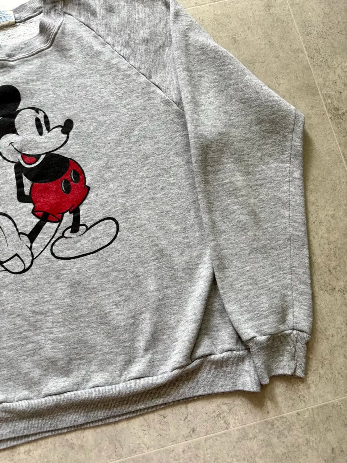 80's 월트 디즈니 오리지널 미키마우스 스웻셔츠 XL(100~105) 상품이미지4