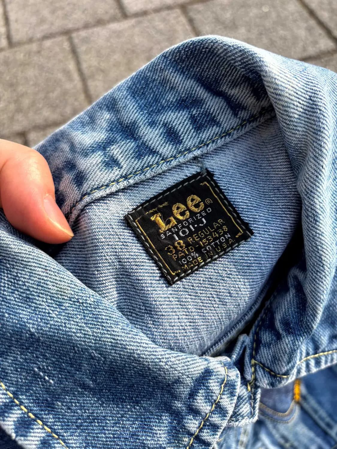 60's Lee 101-J 데님 트러커 자켓 95~100 상품이미지8
