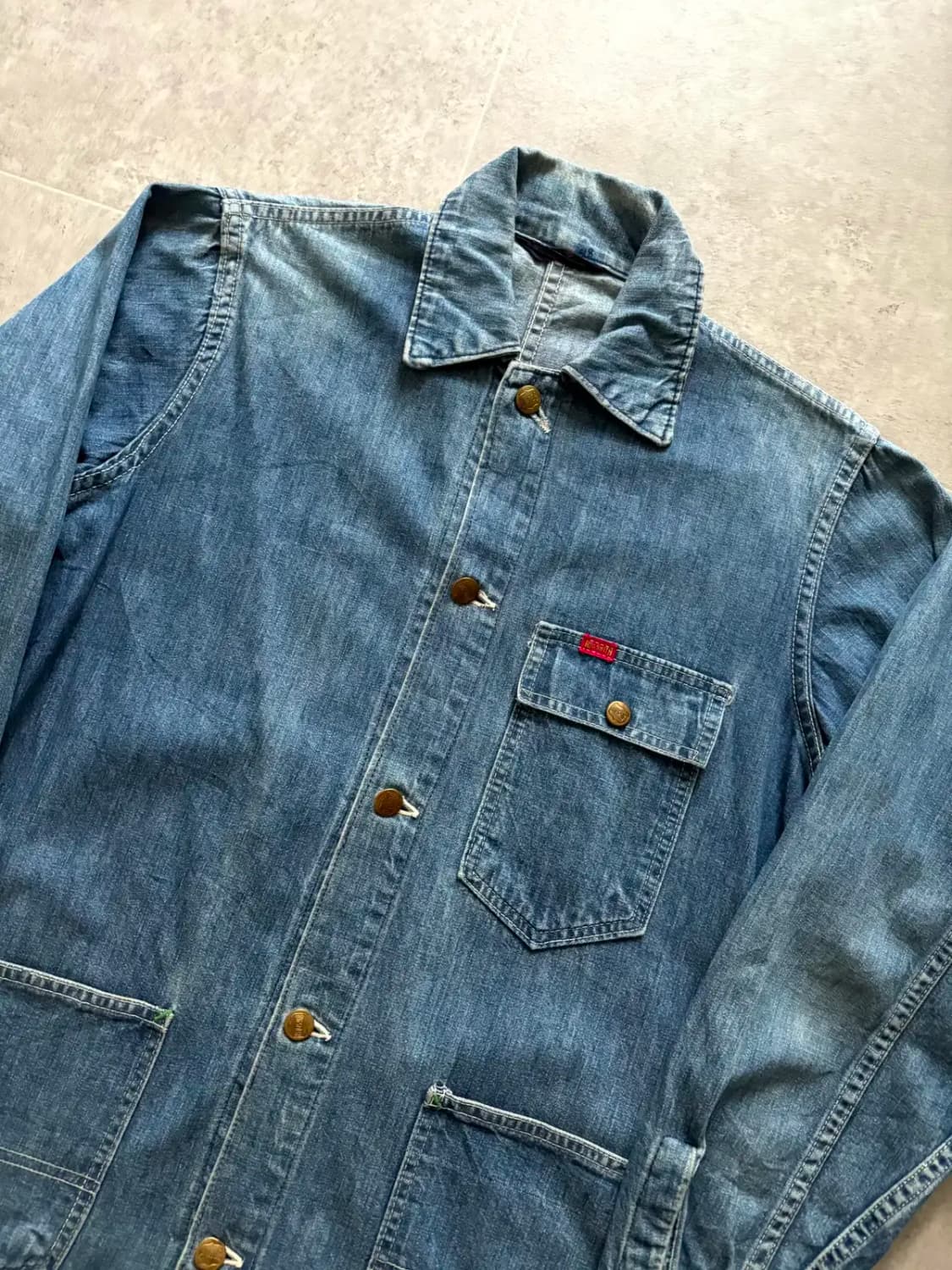 70's Big Smith 데님 초어 자켓 95~100 상품이미지2