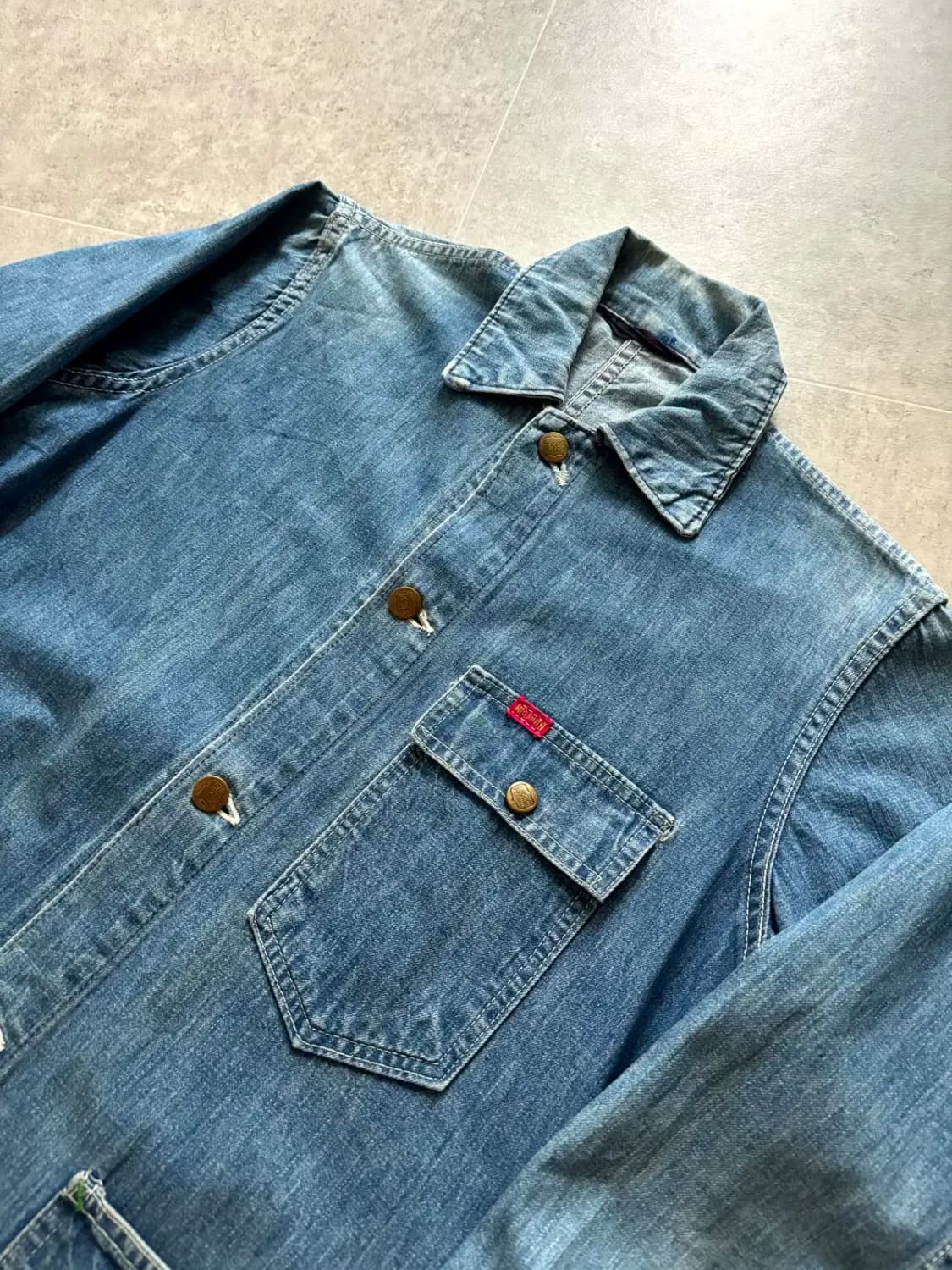 70's Big Smith 데님 초어 자켓 95~100 상품이미지8