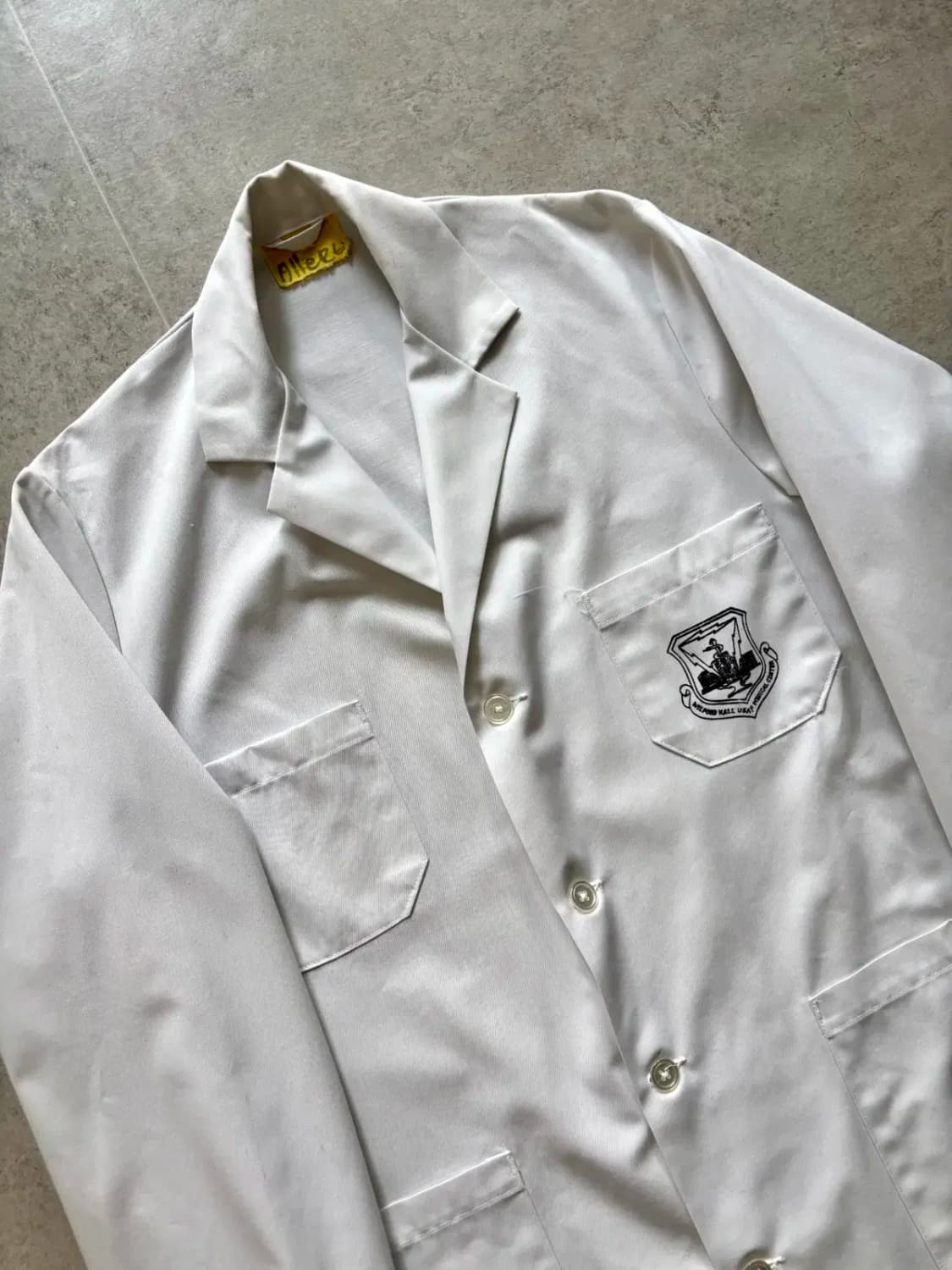 Rare 70's 미 공군 Physician's 메디컬 코트 M 상품이미지2