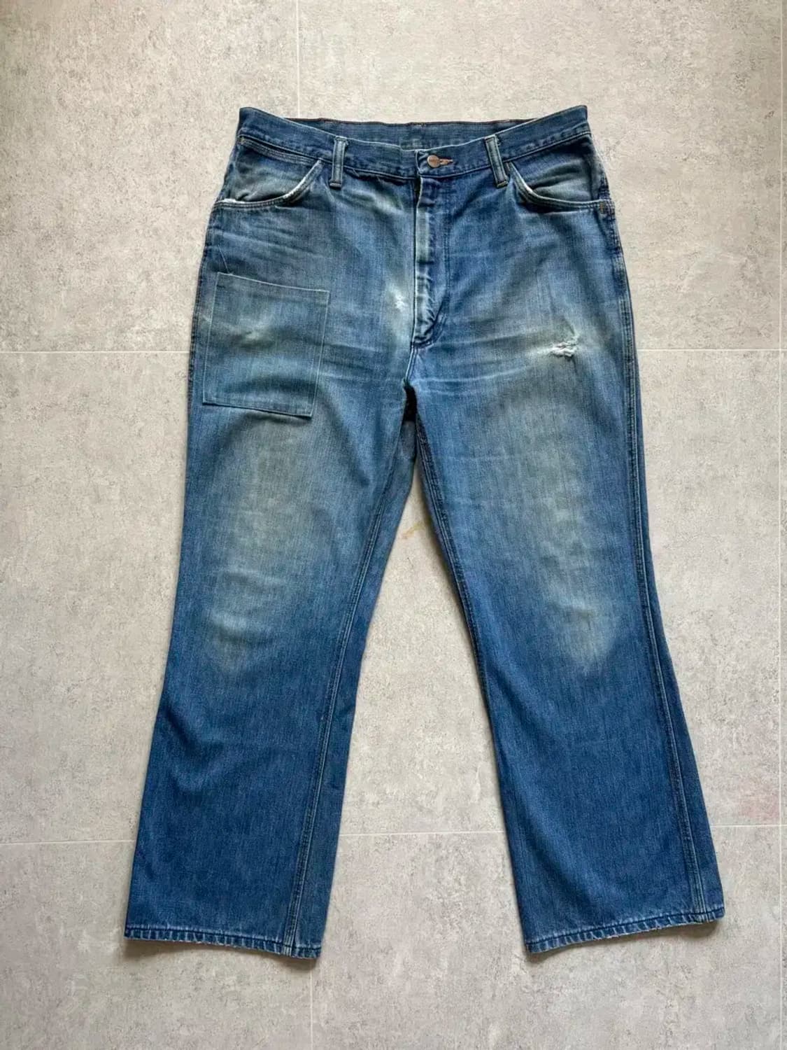 70's Maverick by BLUE BELL 플레어 데님 33-34 상품이미지1