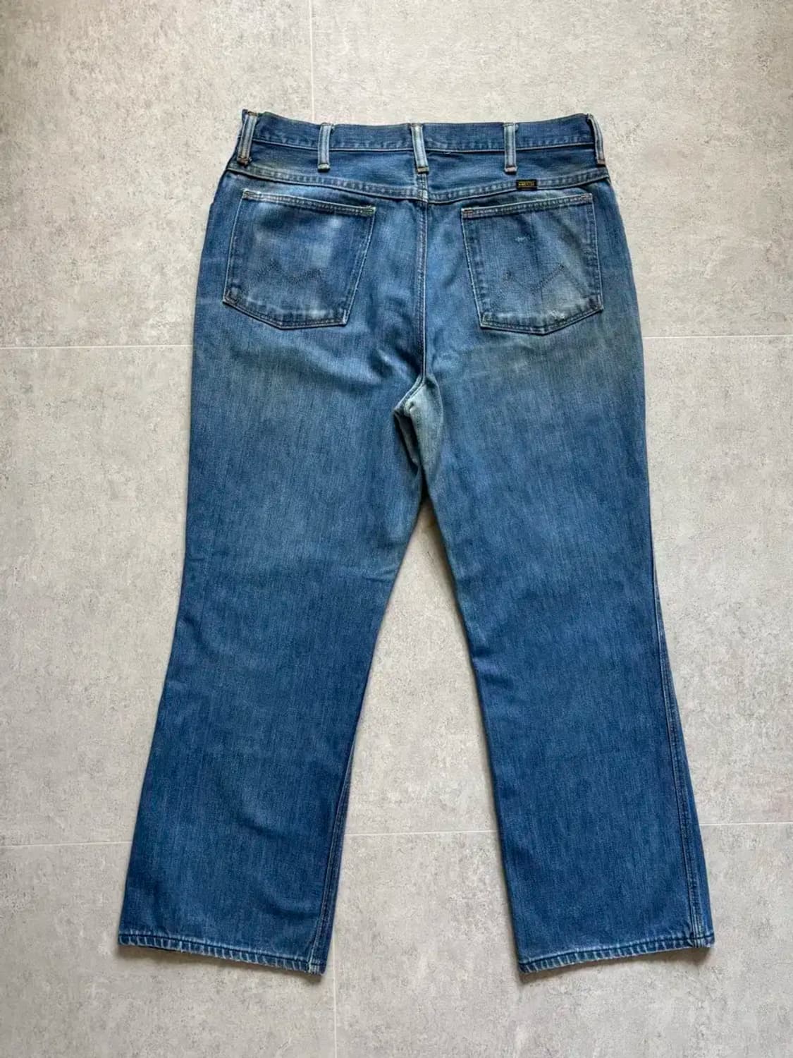 70's Maverick by BLUE BELL 플레어 데님 33-34 상품이미지10