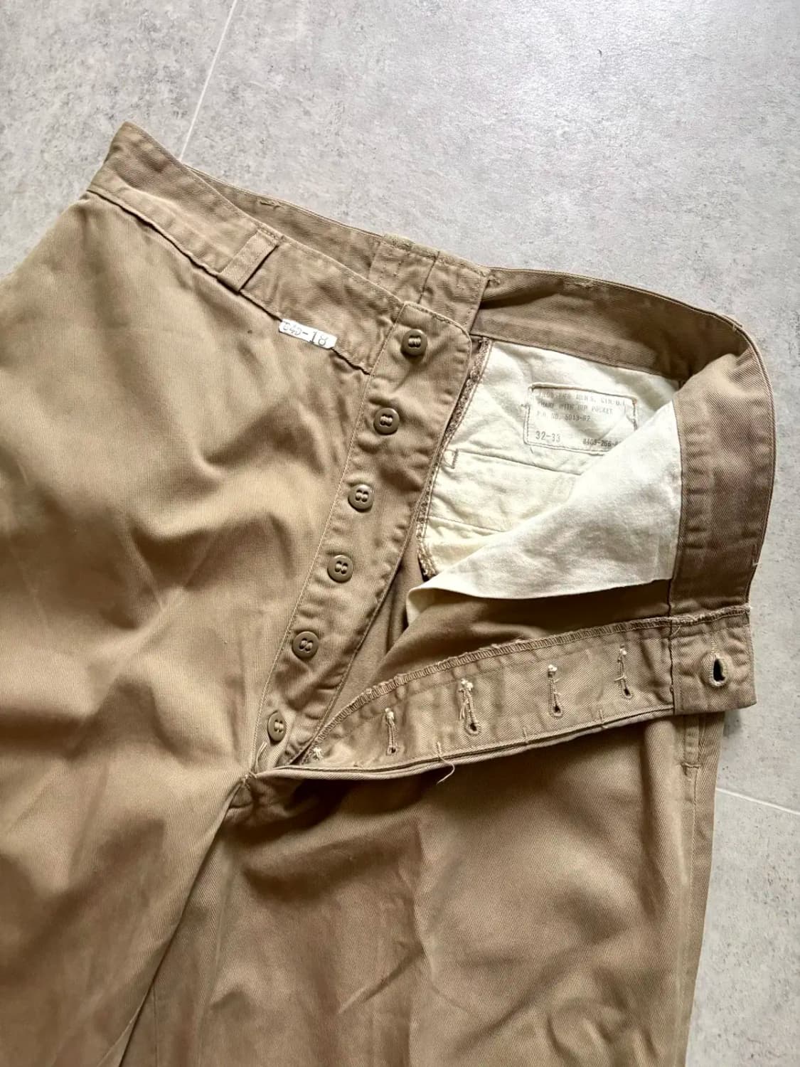 50's USMC 오피서 치노 팬츠 29~30" 상품이미지4
