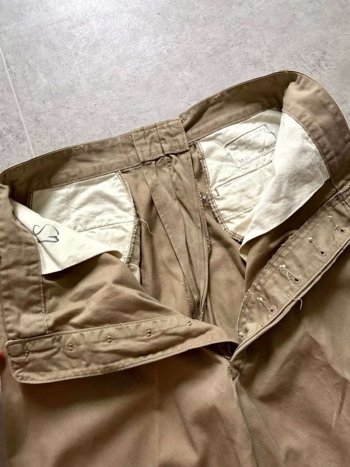 50's USMC 오피서 치노 팬츠 29~30" 상품이미지5