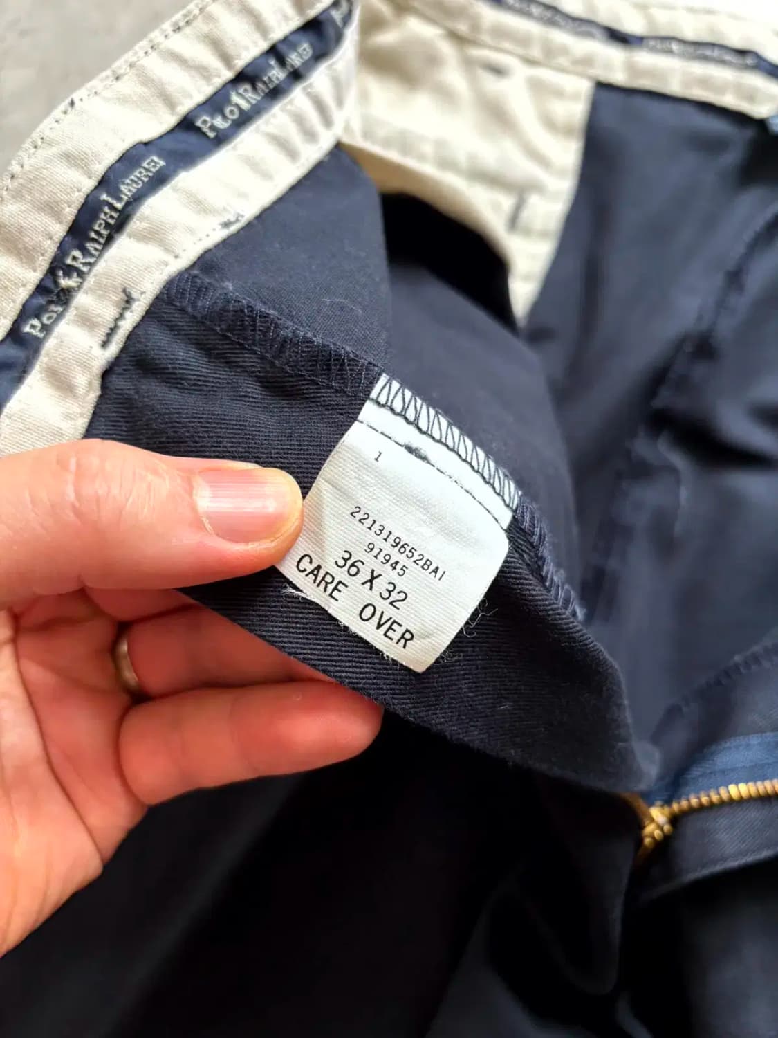 90's 폴로 랄프로렌 HAMMOND PANT 36" 데드스탁 상품이미지8