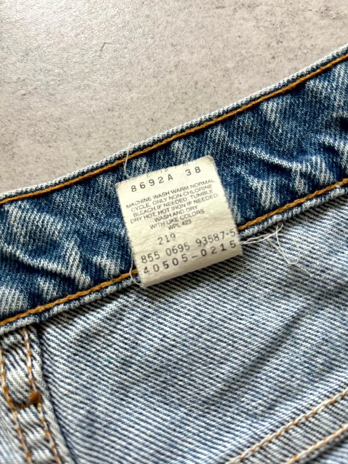 90's 리바이스 505 워싱데님 34" 상품이미지8