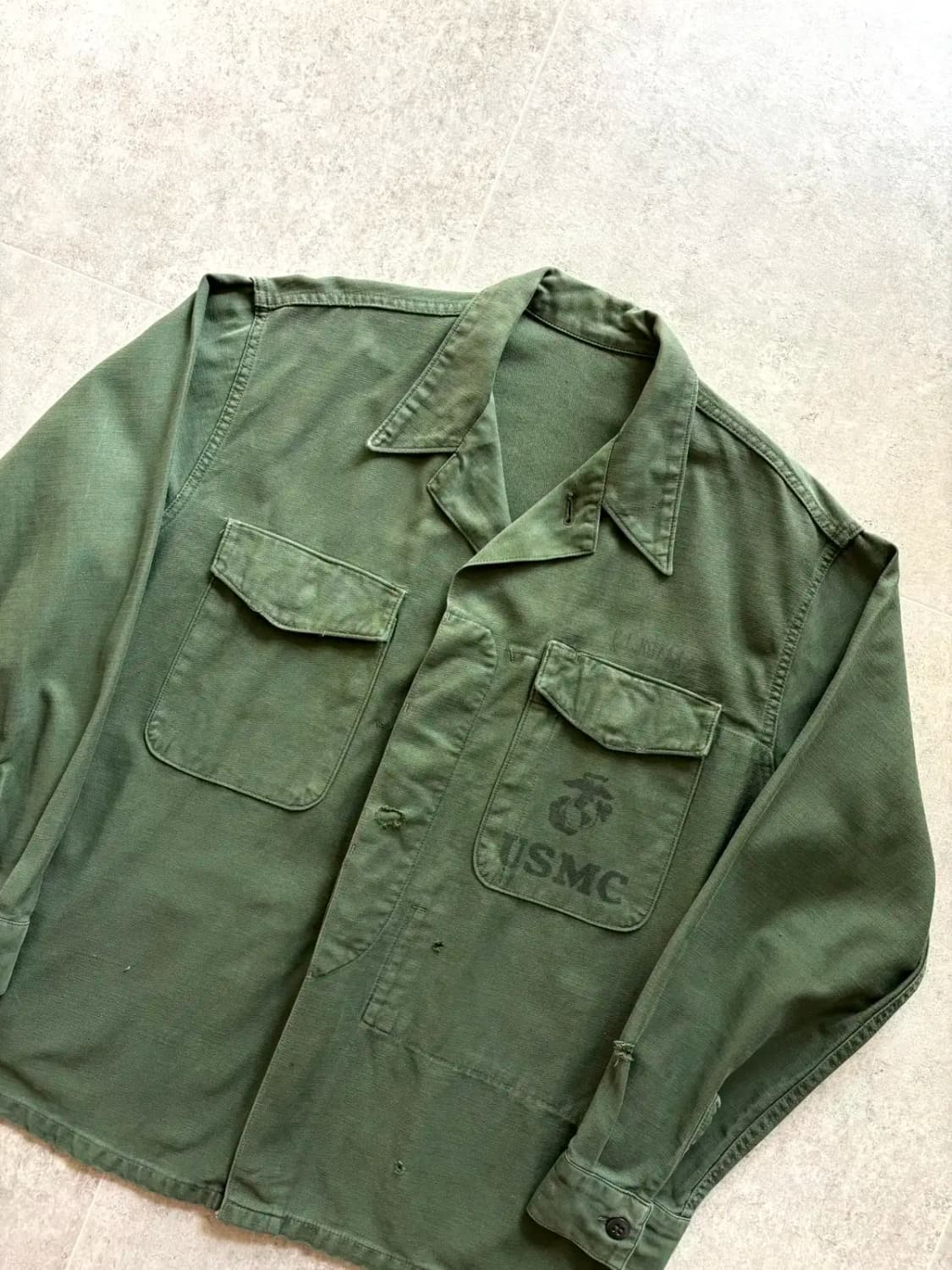 50's USMC P-56 유틸리티 셔츠 100~105 상품이미지2