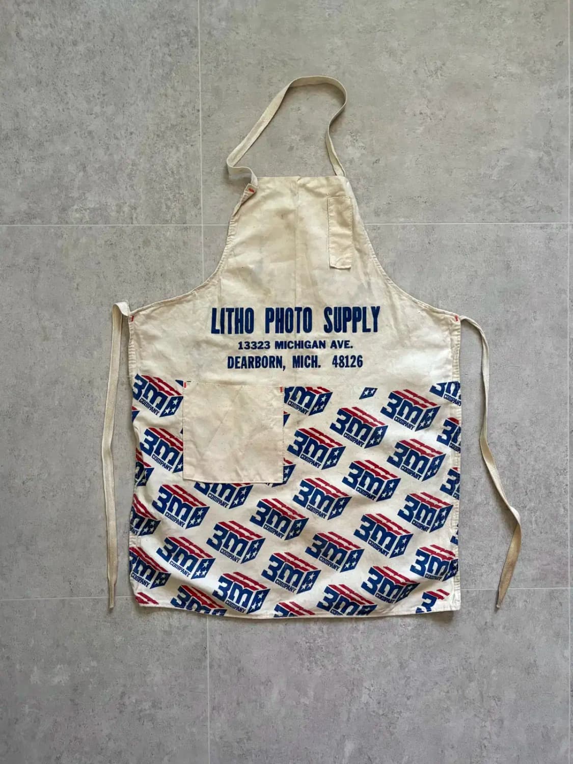 Mid Century "LITHO PHOTO SUPPLY" Apron 상품이미지1