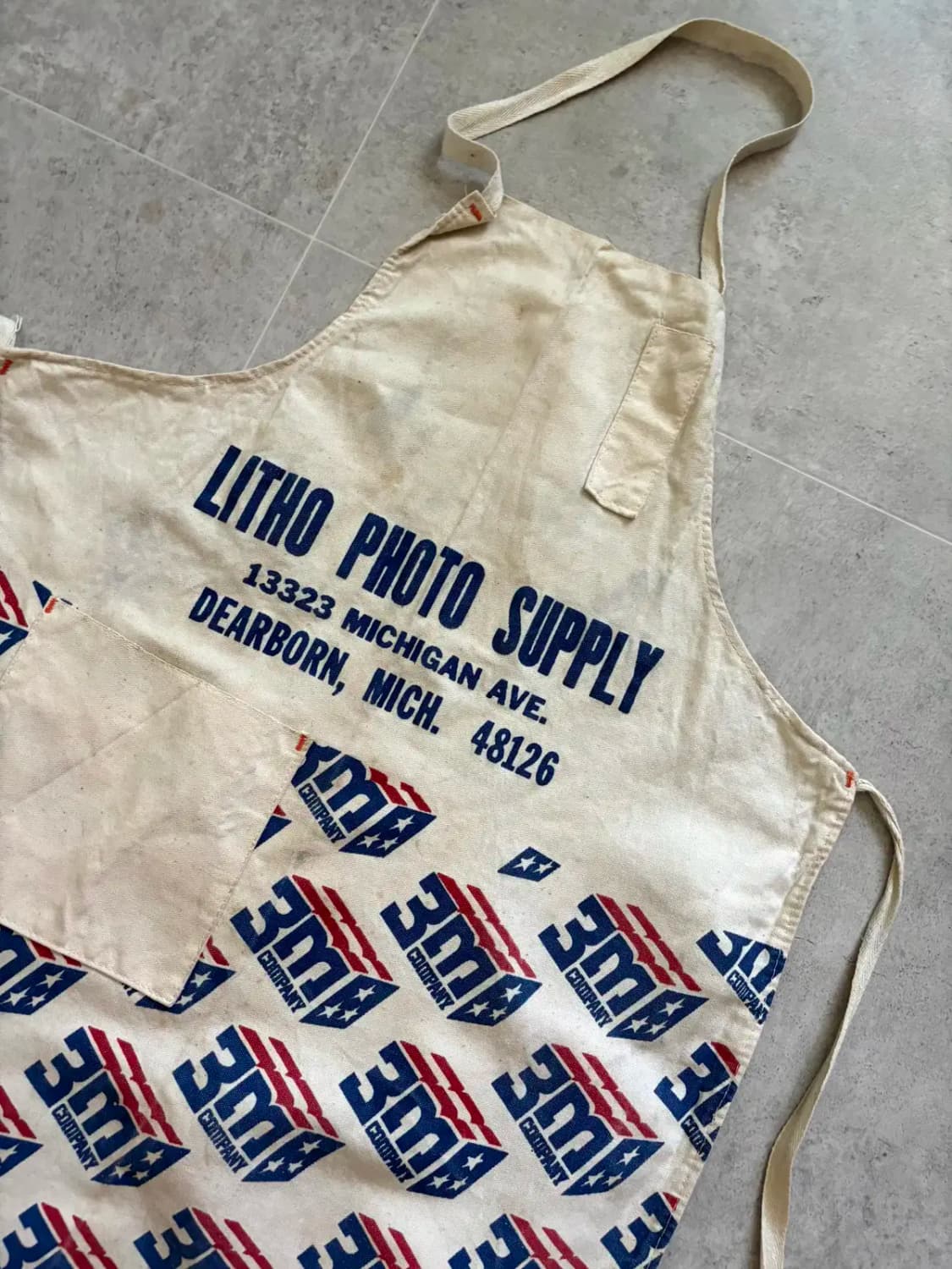 Mid Century "LITHO PHOTO SUPPLY" Apron 상품이미지2