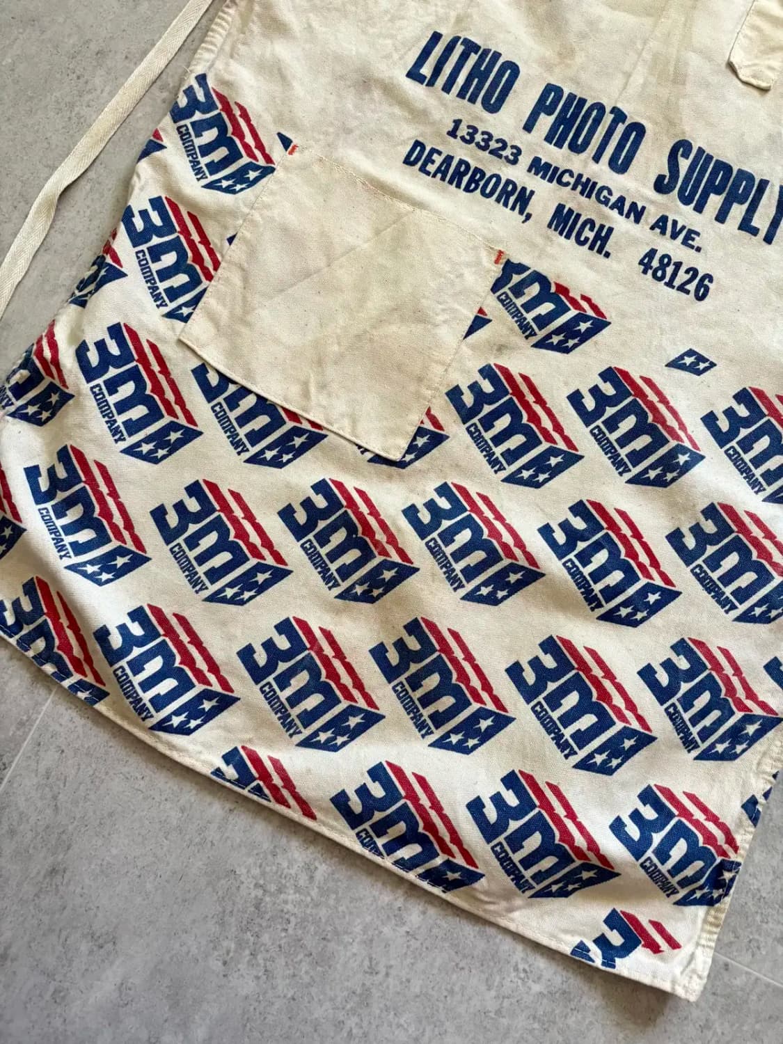 Mid Century "LITHO PHOTO SUPPLY" Apron 상품이미지3