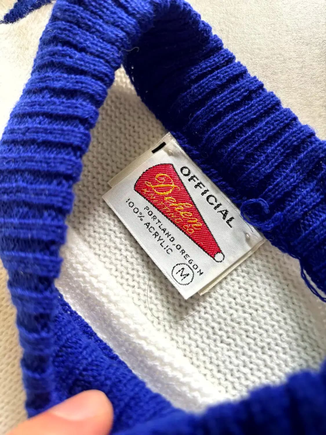 60's Dehen Knitting Co. 숏 슬리브 스웨터 M 데드스탁 상품이미지6
