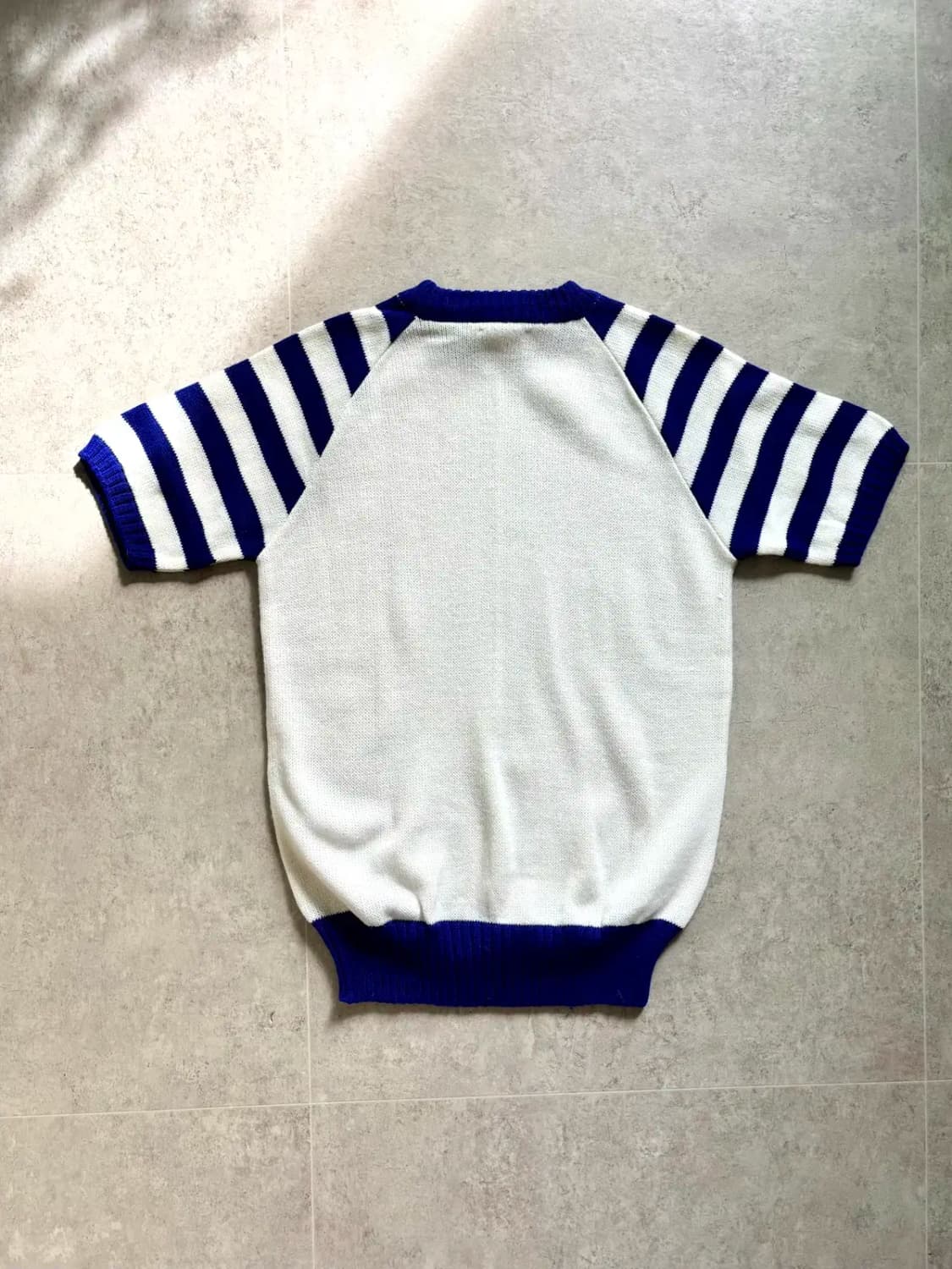 60's Dehen Knitting Co. 숏 슬리브 스웨터 M 데드스탁 상품이미지8