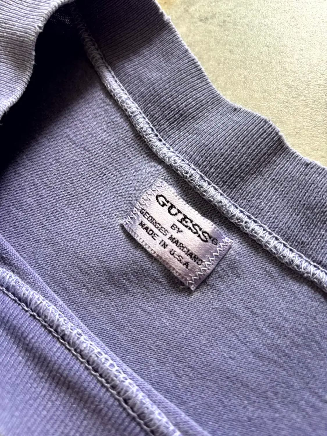90's GUESS 싱글스티치 티셔츠 M(95~100) USA MADE 상품이미지9