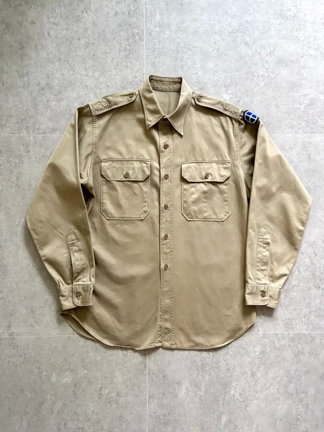 50's 미군 35th Infantry Div. 오피서 셔츠 ~103 상품이미지1