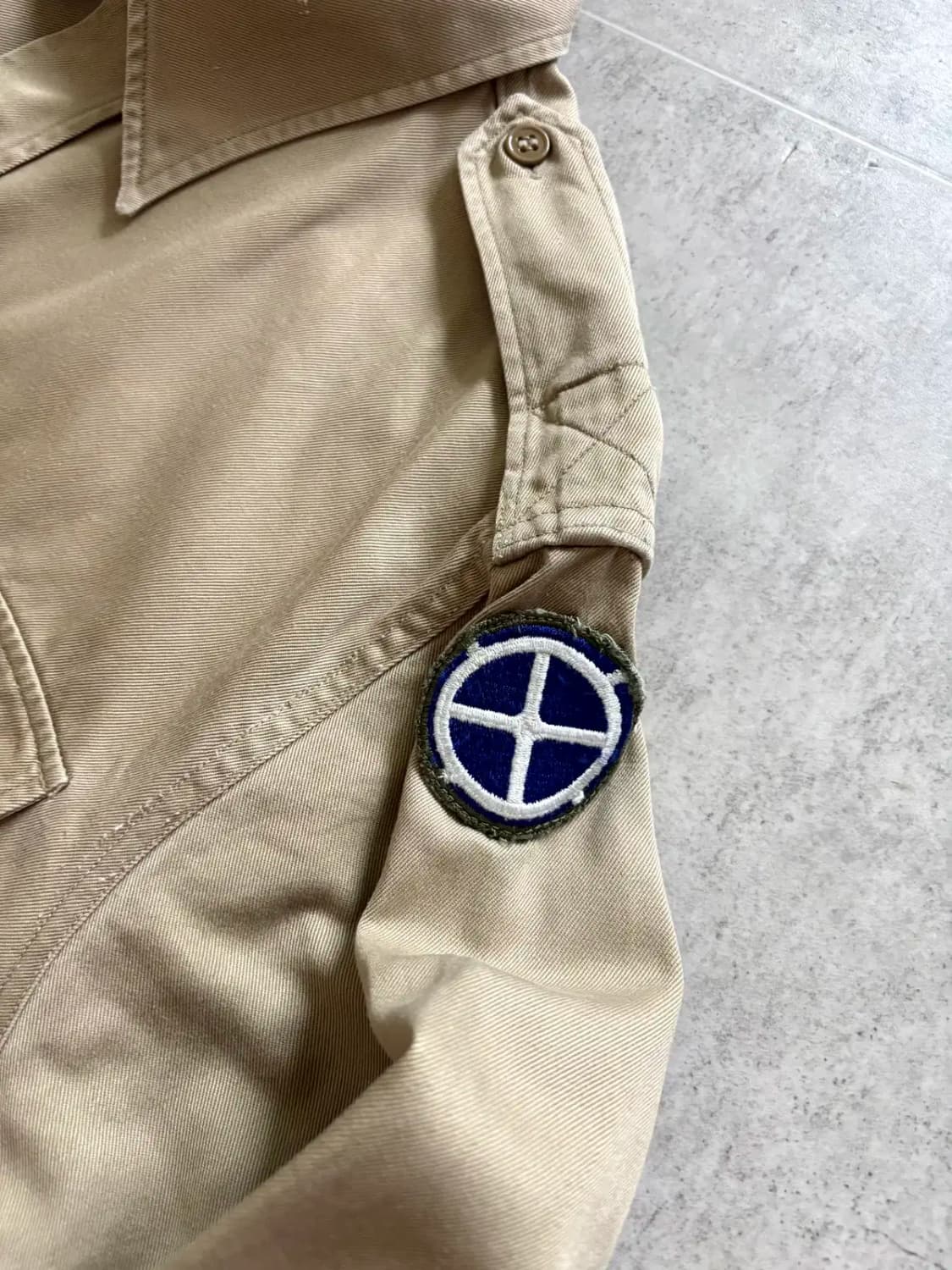 50's 미군 35th Infantry Div. 오피서 셔츠 ~103 상품이미지5