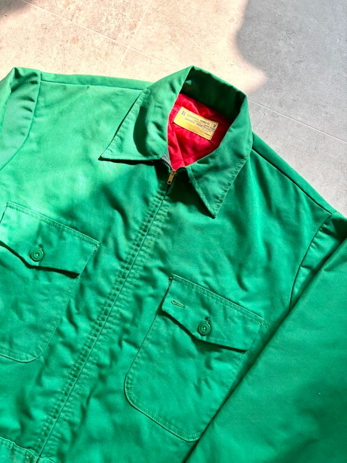 60's UNIVERSAL OVERALL CO. 7UP 워크 자켓 XL 상품이미지2