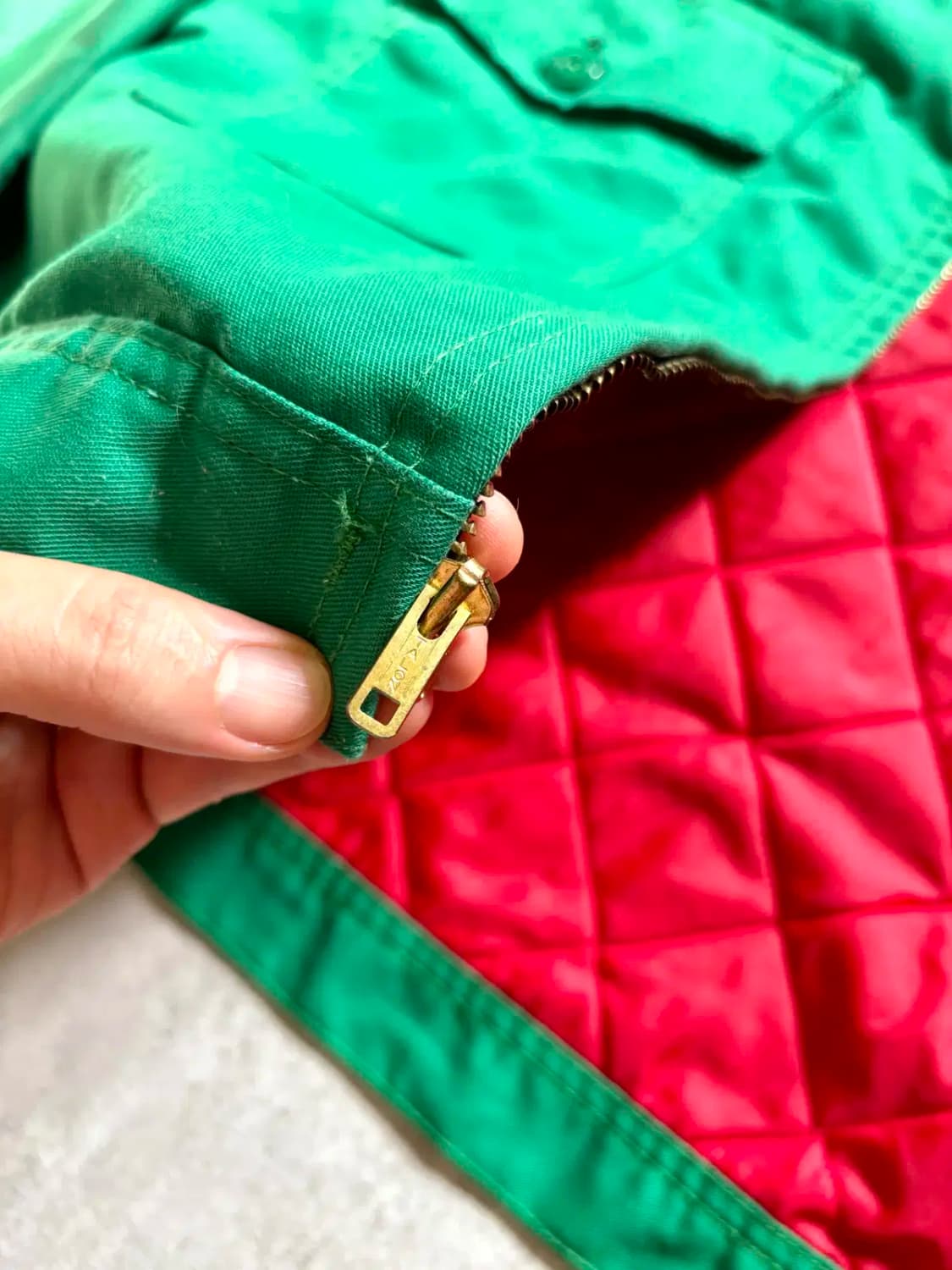 60's UNIVERSAL OVERALL CO. 7UP 워크 자켓 XL 상품이미지6