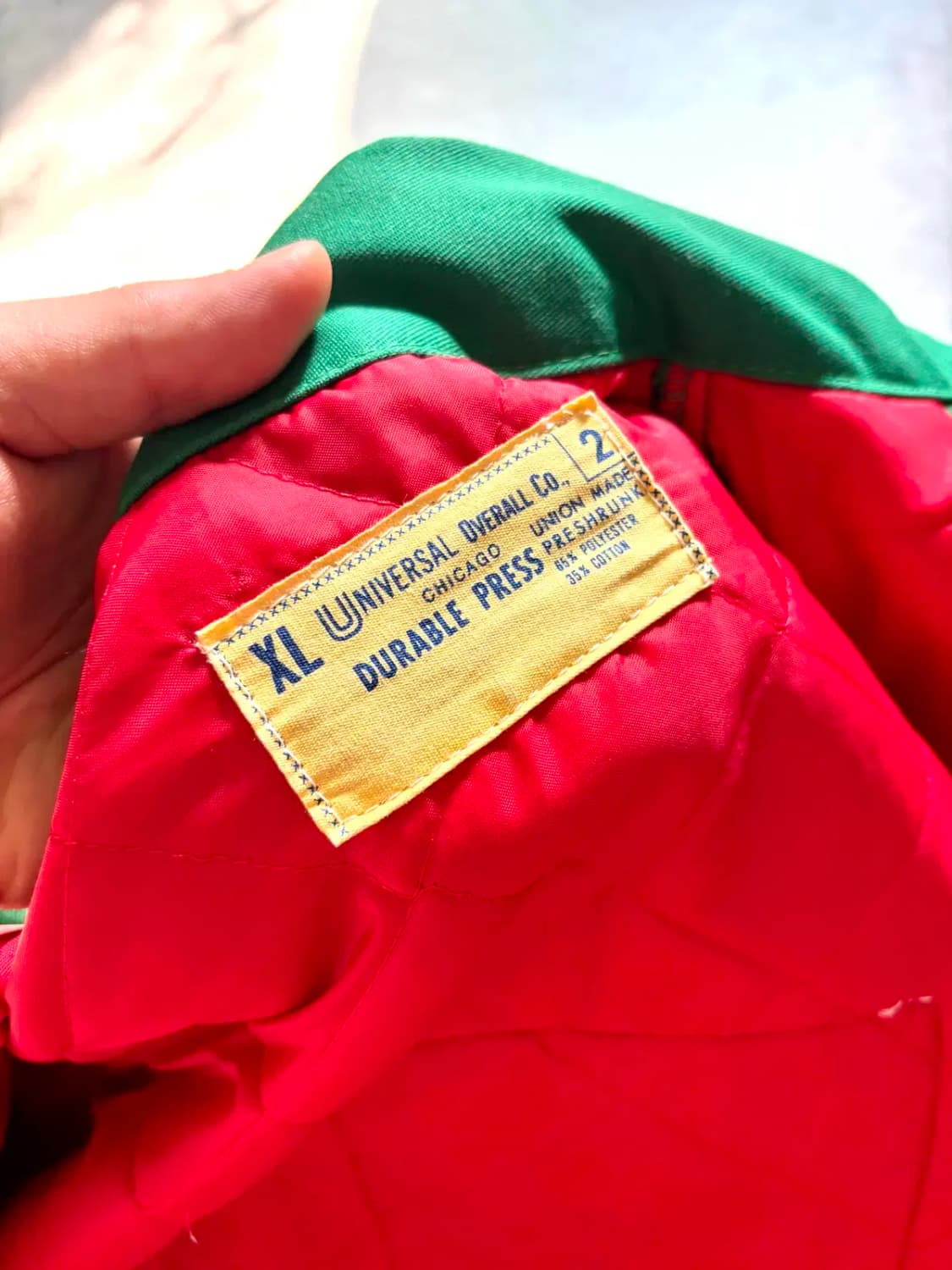 60's UNIVERSAL OVERALL CO. 7UP 워크 자켓 XL 상품이미지8